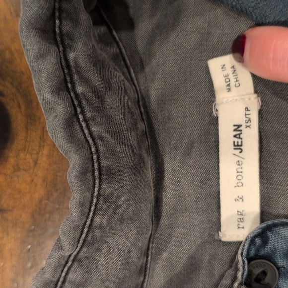 Rag & Bone Tencel Chambray Button Down - Picture 6 of 10